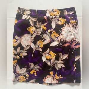 Ann Taylor floral pencil skirt, Sz 14